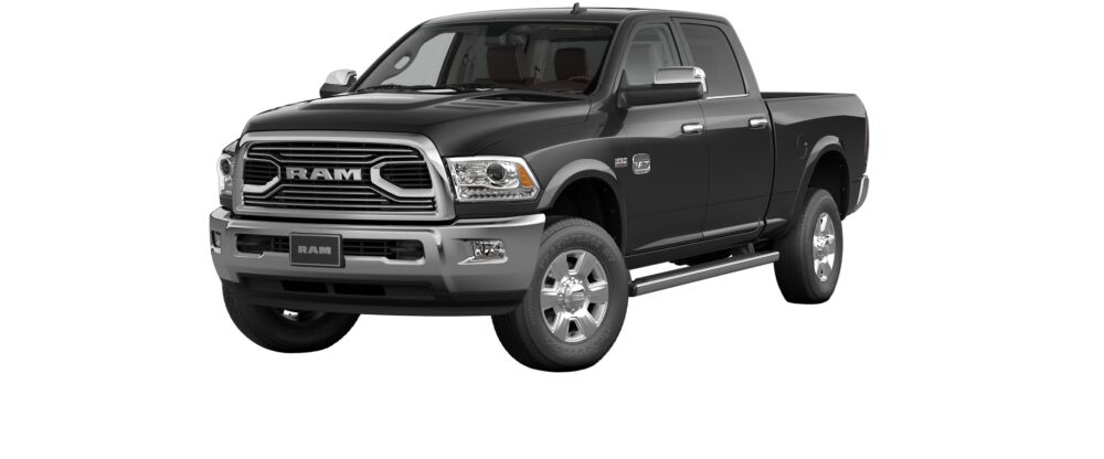 2017 Ram 3500 Laramie Longhorn Front Black Exterior